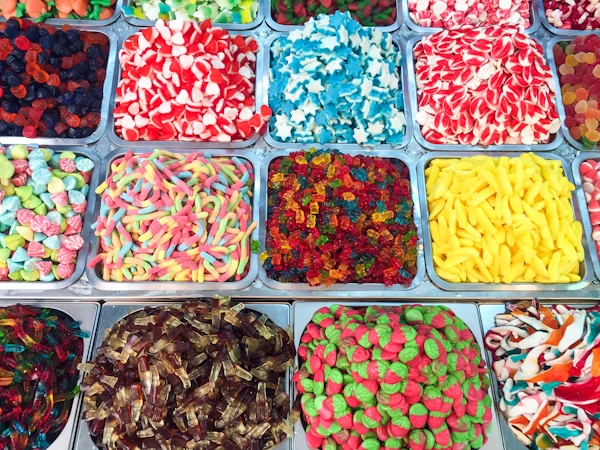 various sweet candies